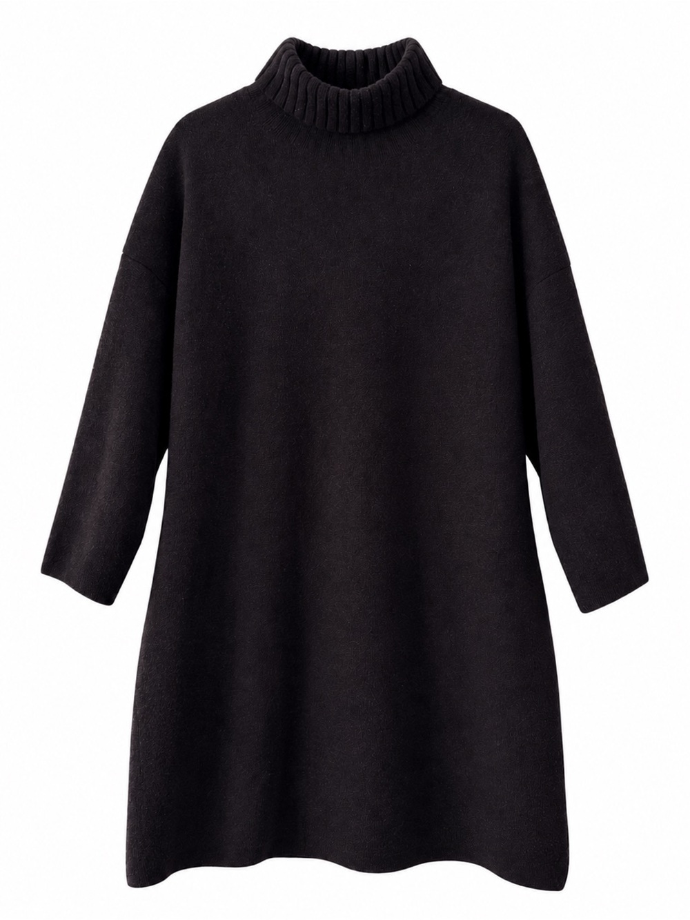 Tuckernuck - Pomander Place Black Turtleneck Sweater Dress
